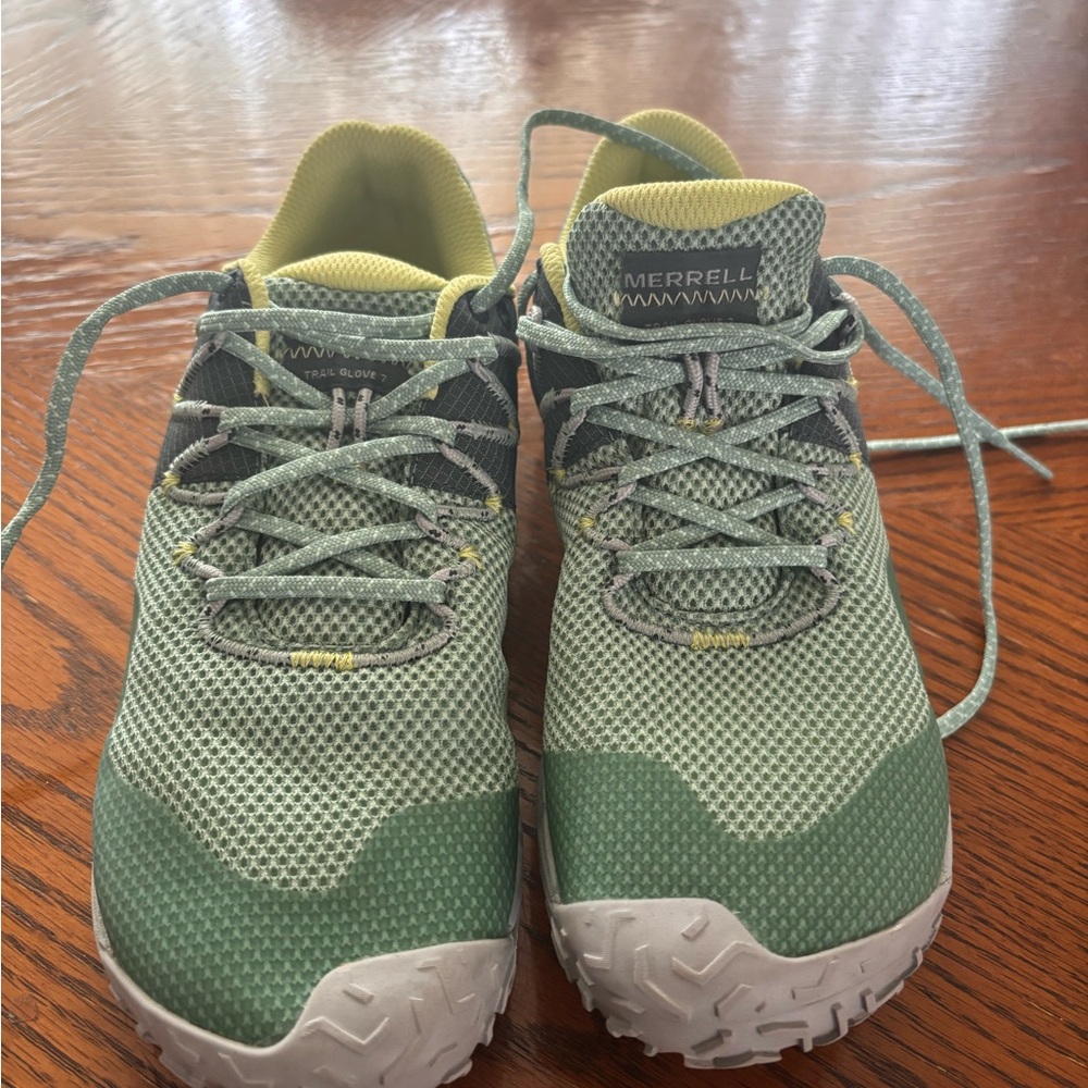 Merrell Olive and Lime Trail Shoes